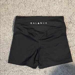 Women's Black Athletic Shorts